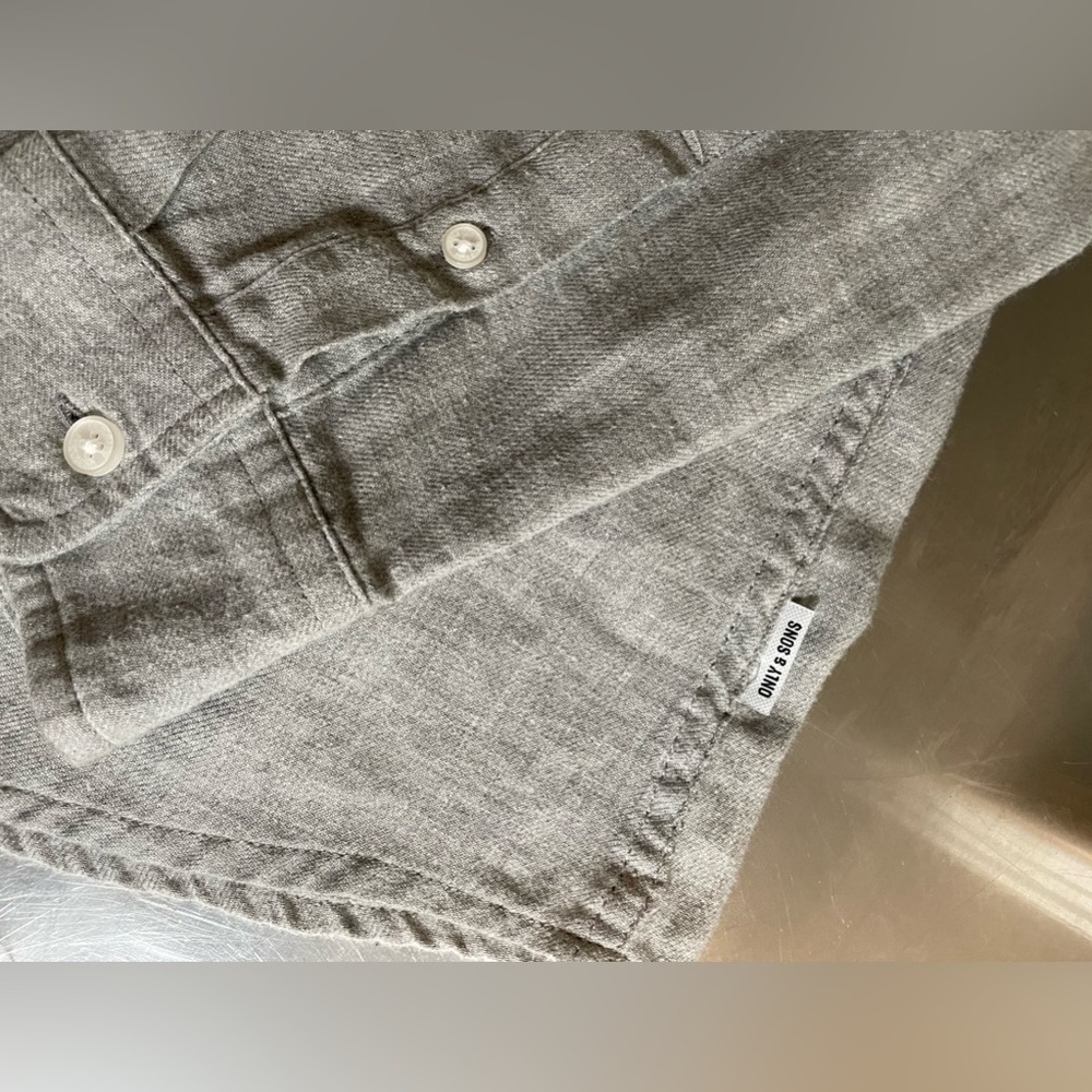 Only & sons - Mens - brushed cotton shirt - Picture 5 of 8